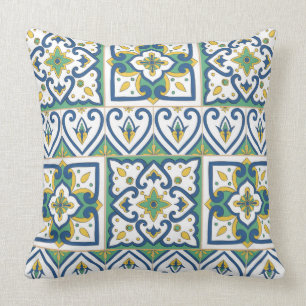 Italian Tile Pattern – Sicilian ceramic Cushion