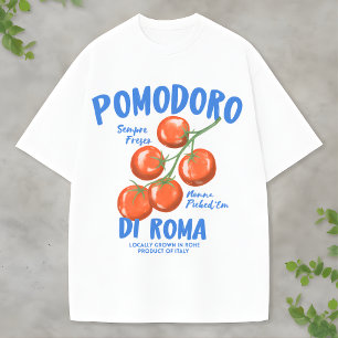 Italian Tomato Lover Pomodoro di Roma Vintage T-Shirt