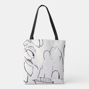 Italian tote bag CAPRI Island Art welcome to Italy