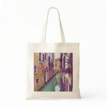 Italian Tote Bag Venice Canal