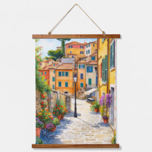 Italian Town Hanging Tapestry