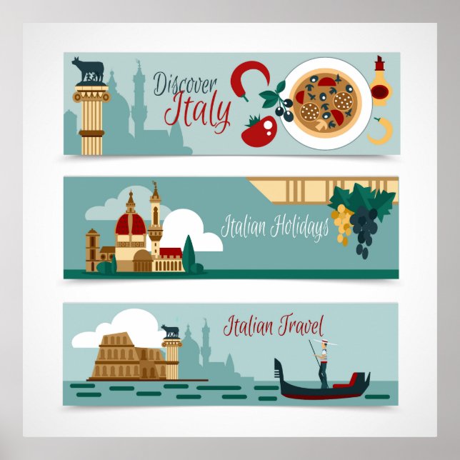  Italian travel  Poster (Front)