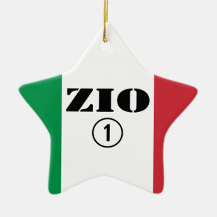 Italian Uncles : Zio Numero Uno Ceramic Ornament