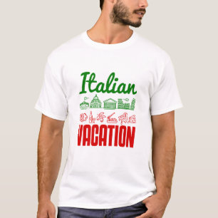 Italian Vacation Italy Trip Travel Souvenir T-Shirt