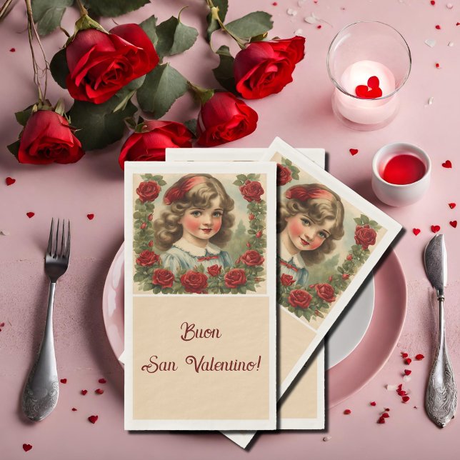 Italian  Valentine Day Napkin (Creator Uploaded)