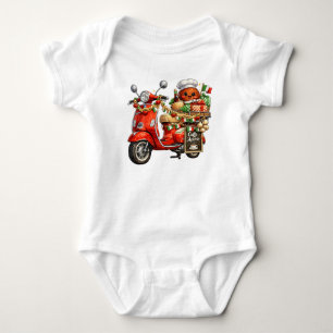 Italian Vespa Cute Little Meatball Outfit Baby Bodysuit