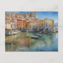 Italian Village Mediterranea Postcard