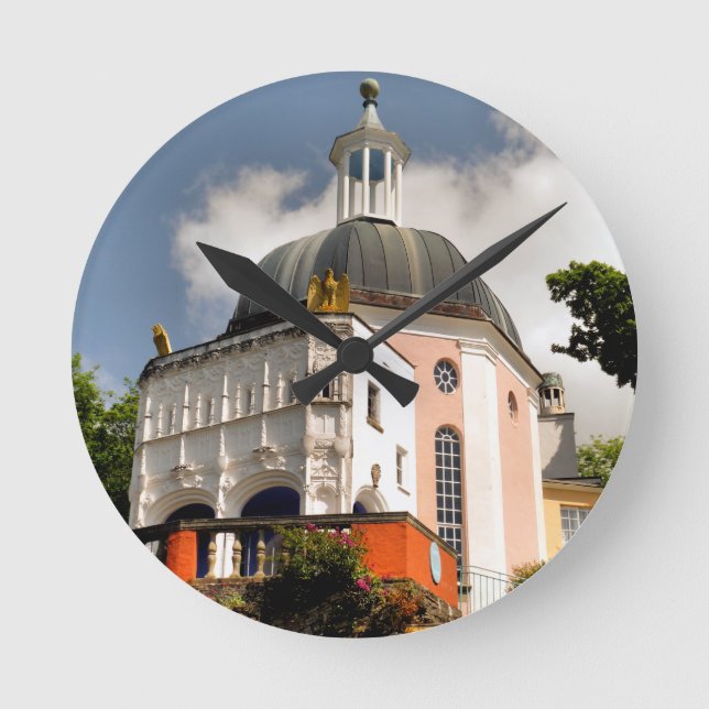 ITALIAN VILLAGE WALES ROUND CLOCK (Front)