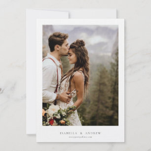Italian Watercolor House Photo Invitation