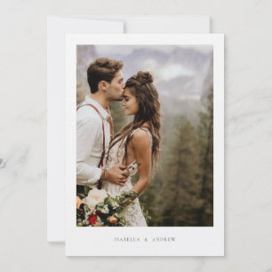 Italian Watercolor House Photo Invitation