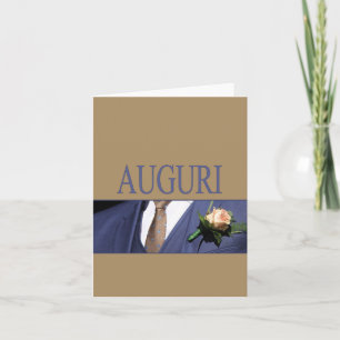 italian  wedding congratulations card