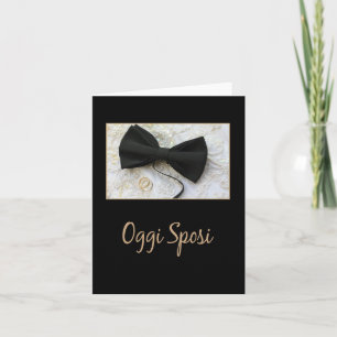 italian  wedding congratulations card