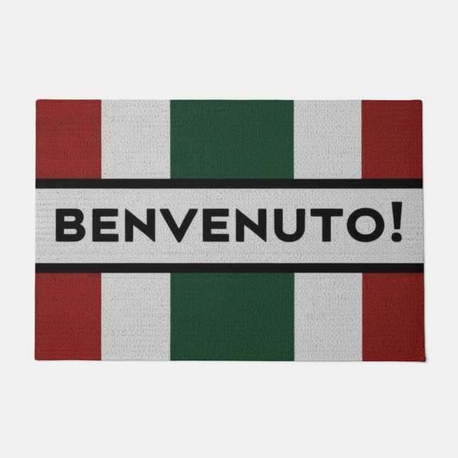 Italian Welcome Doormat (Front)