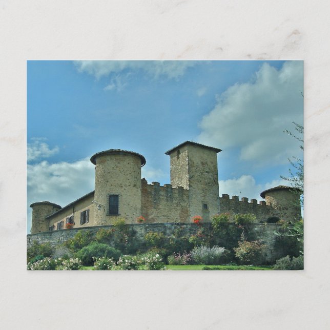 Italian Wine Country Postcard (Front)