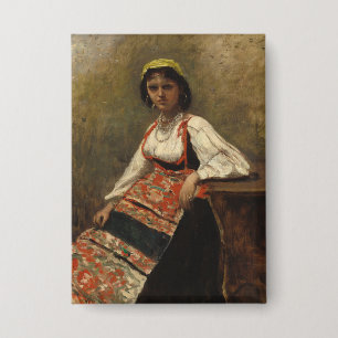 Italian Woman (La Morieri) by Corot