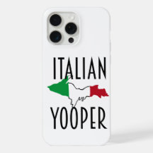 Italian Yooper iPhone case