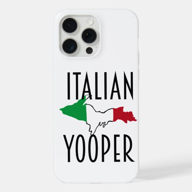 Italian Yooper iPhone case (Back)
