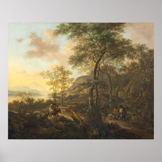 Italianate Landscape - Jan Both Fine Art Poster (Front)