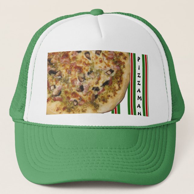 Italiano, PIZZA MAN Trucker Hat (Front)