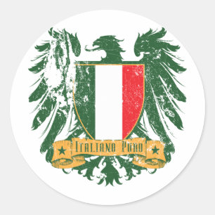 Italiano Puro Classic Round Sticker