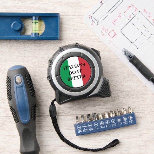 Italians do it better funny measuring tape roll 1 (Workshop)