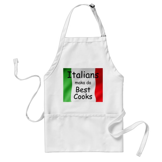 Italians Maka Da Best Cooks Standard Apron (Front)