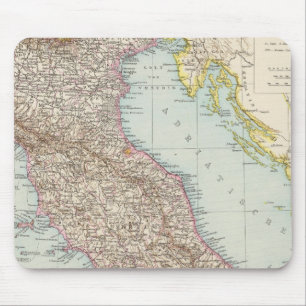 Italien nordliche Halfte, Map of North Italy Mouse Pad