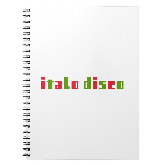 ITALO DISCO NOTEBOOK (Front)