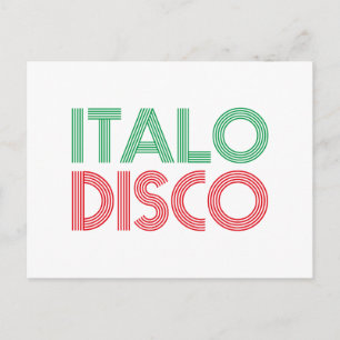 ITALO DISCO POSTCARD