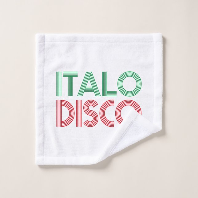 ITALO DISCO WASH CLOTH (Wash Cloth)