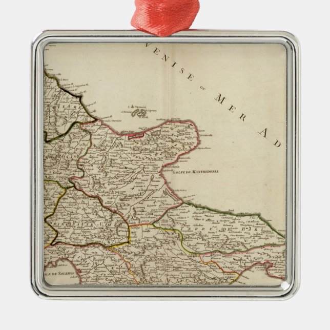 Italy 10 metal tree decoration (Front)