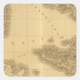 Italy 12 square sticker