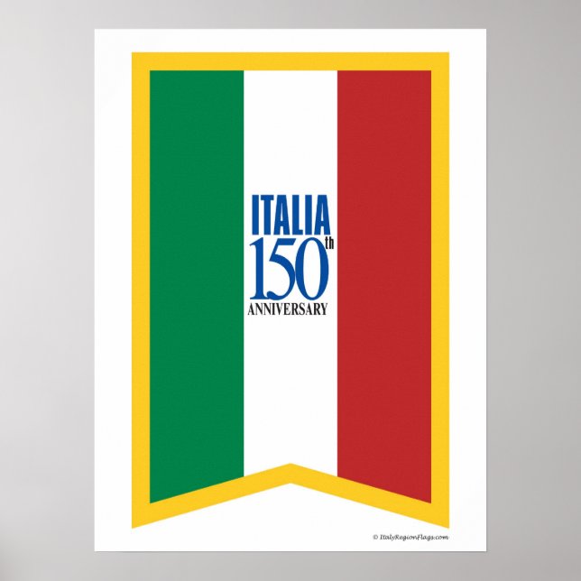 Italy 150th Anniversary Poster (Front)