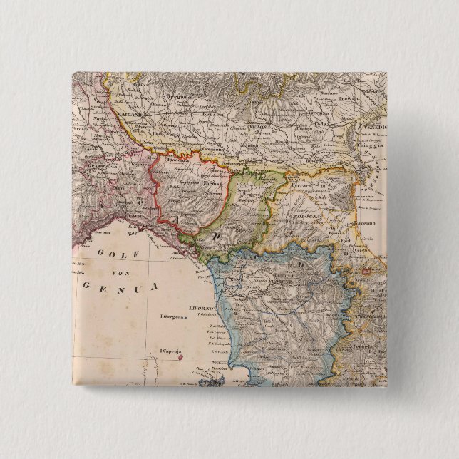 Italy 15 cm square badge (Front)