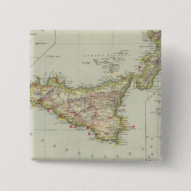 Italy 19 15 cm square badge (Front)