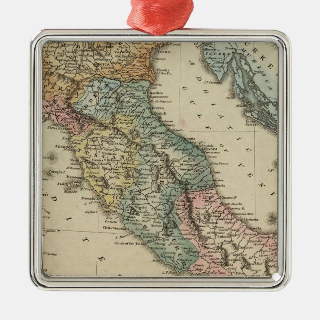 Italy 19 metal tree decoration (Front)
