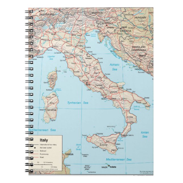 Italy 1 notebook (Front)
