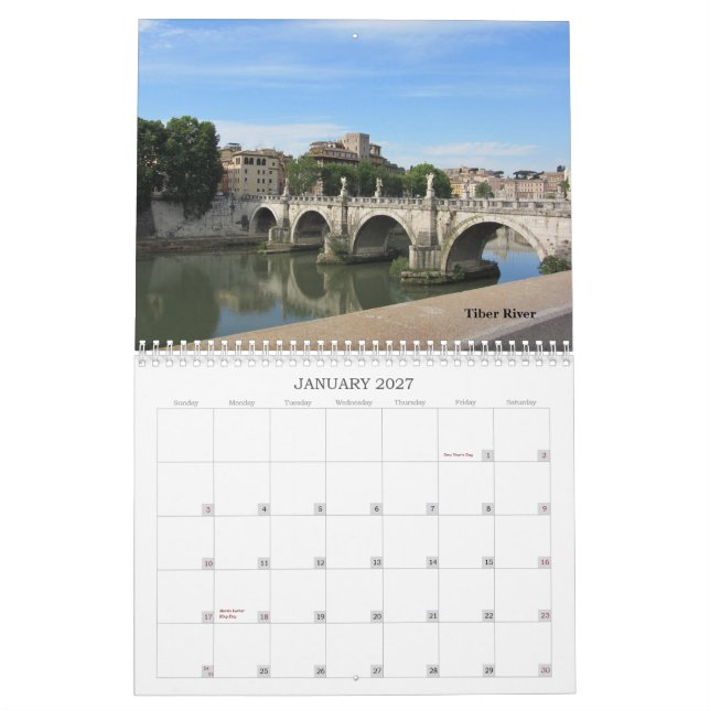 Italy 2013 calendar (Jan 2027)