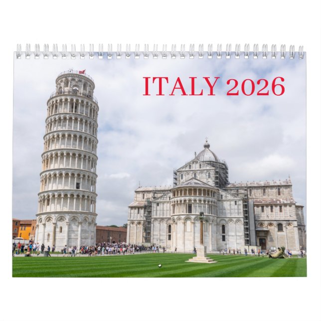 Italy 2026 calendar (Cover)