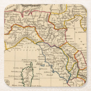 Italy 20 square paper coaster