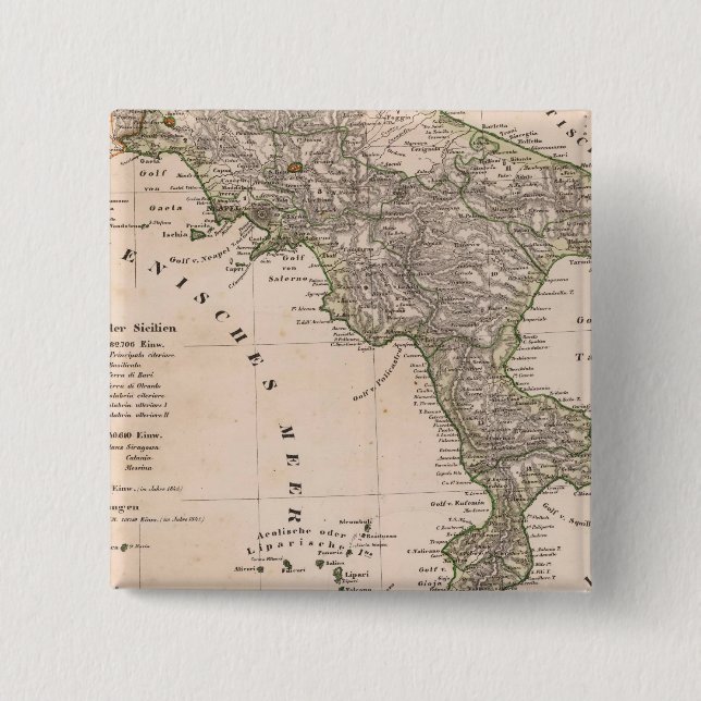 Italy 22 15 cm square badge (Front)