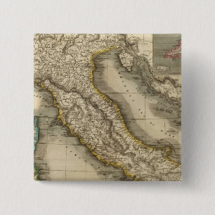 Italy 22 15 cm square badge