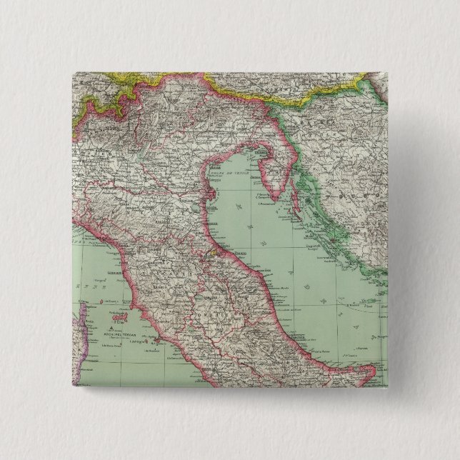 Italy 23 15 cm square badge (Front)