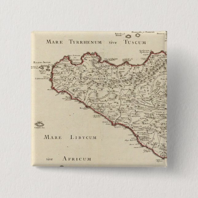 Italy 2 15 cm square badge (Front)
