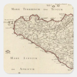 Italy 2 square sticker
