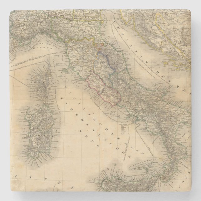Italy 2 stone coaster (Front)