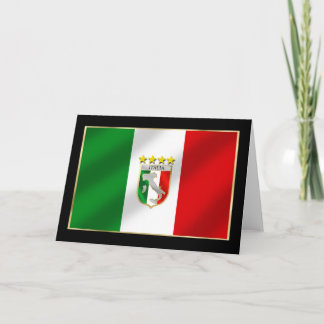 Italy 4 times world champions shirts and gifts card