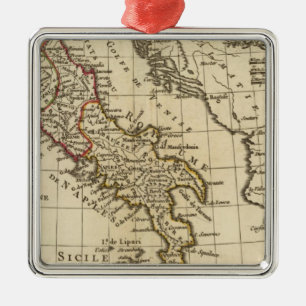 Italy 9 metal tree decoration