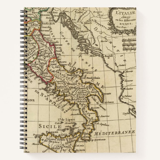 Italy 9 notebook (Front)