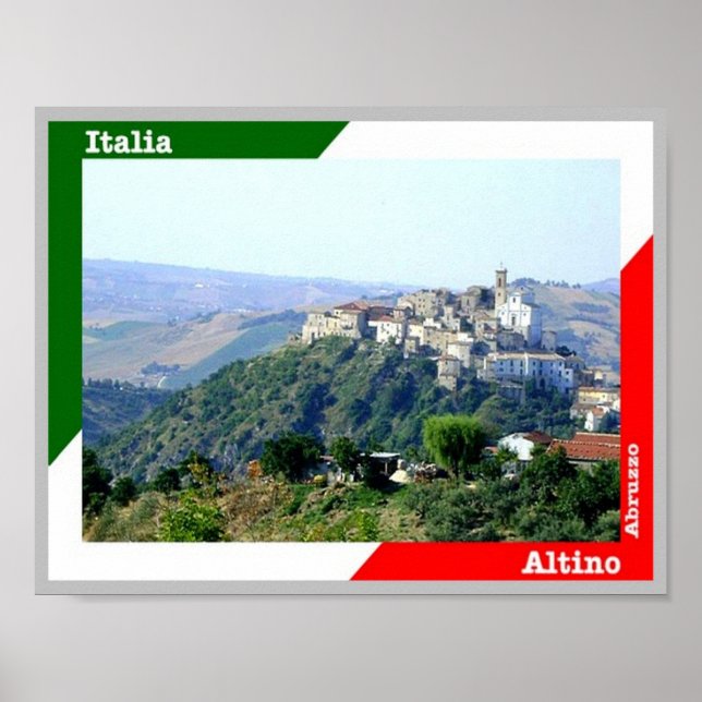 Italy - Abruzzo - Altino - Poster (Front)